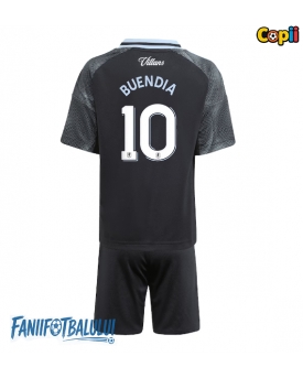 Aston Villa Emiliano Buendia #10 Echipament de Fotbal Replică 2025-26 Copii Deplasare (+ Șorturi)